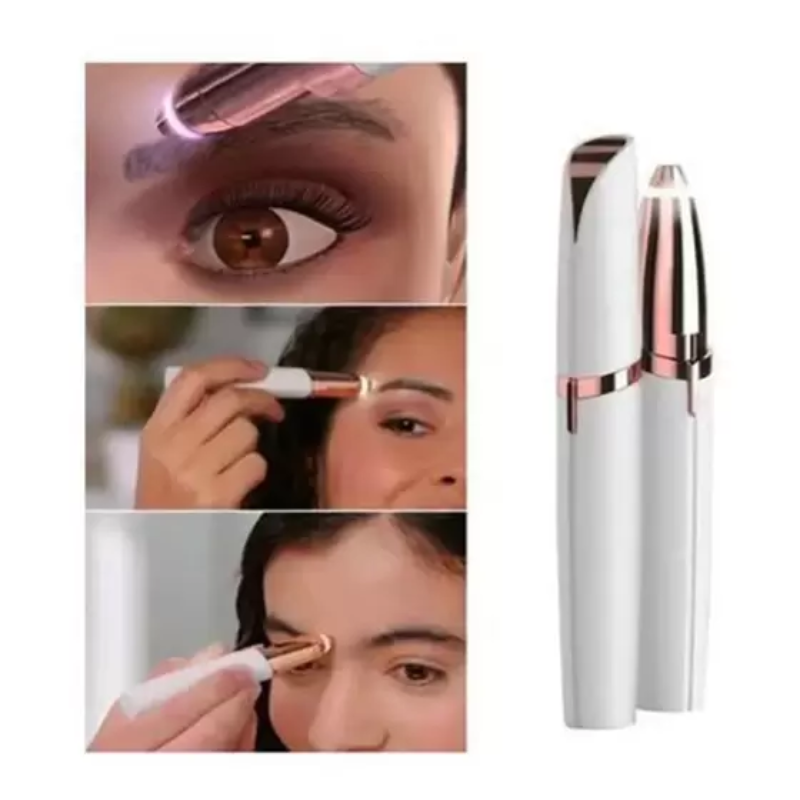 ✨ Caneta Depiladora de Sobrancelhas Elétrica | USB Recarregável | Precisão Indolor