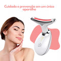 MASSAGEM FACIAL - Led Aparelho Tratamento Com Luz Bivolt EMS (Cores Sortidas)