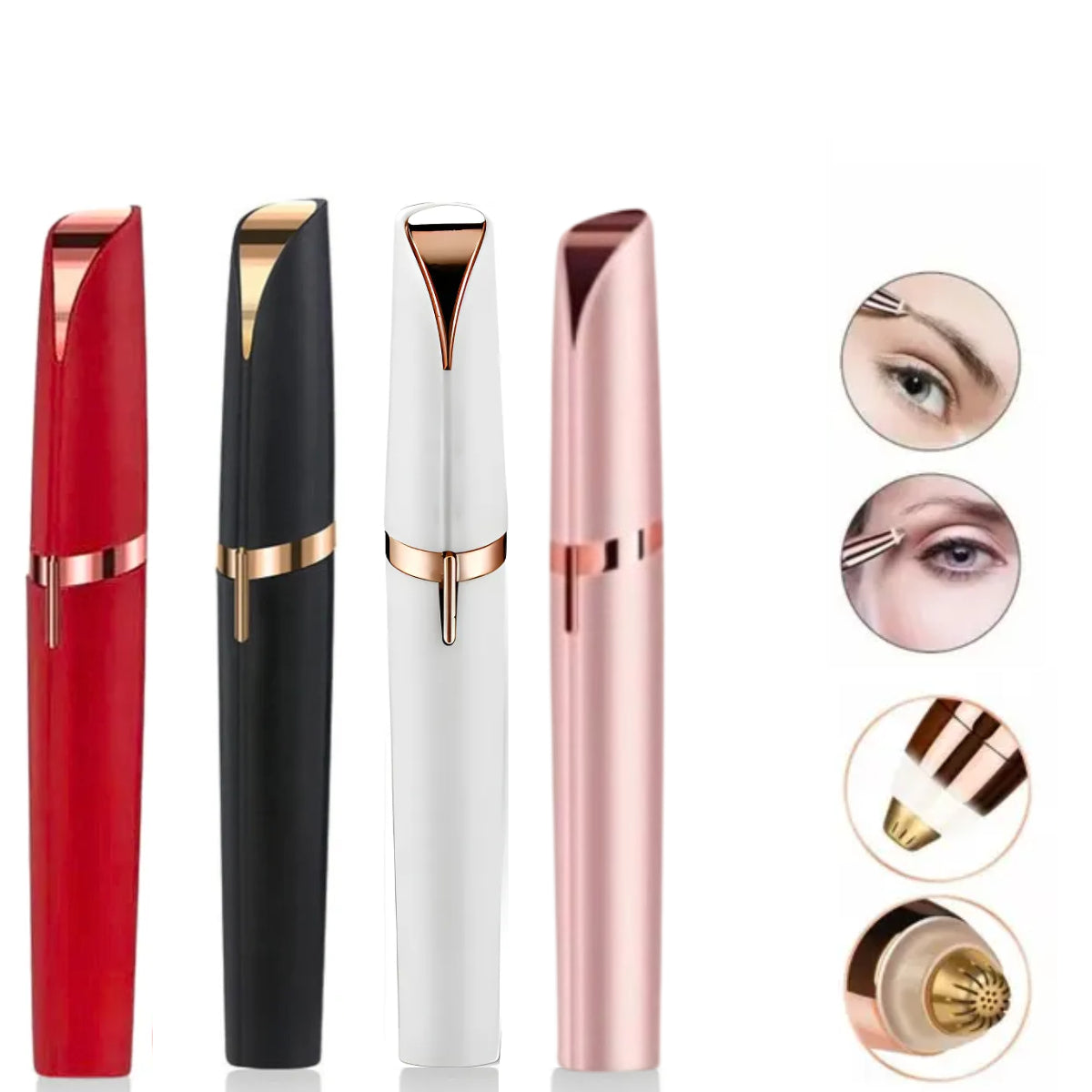 ✨ Caneta Depiladora de Sobrancelhas Elétrica | USB Recarregável | Precisão Indolor