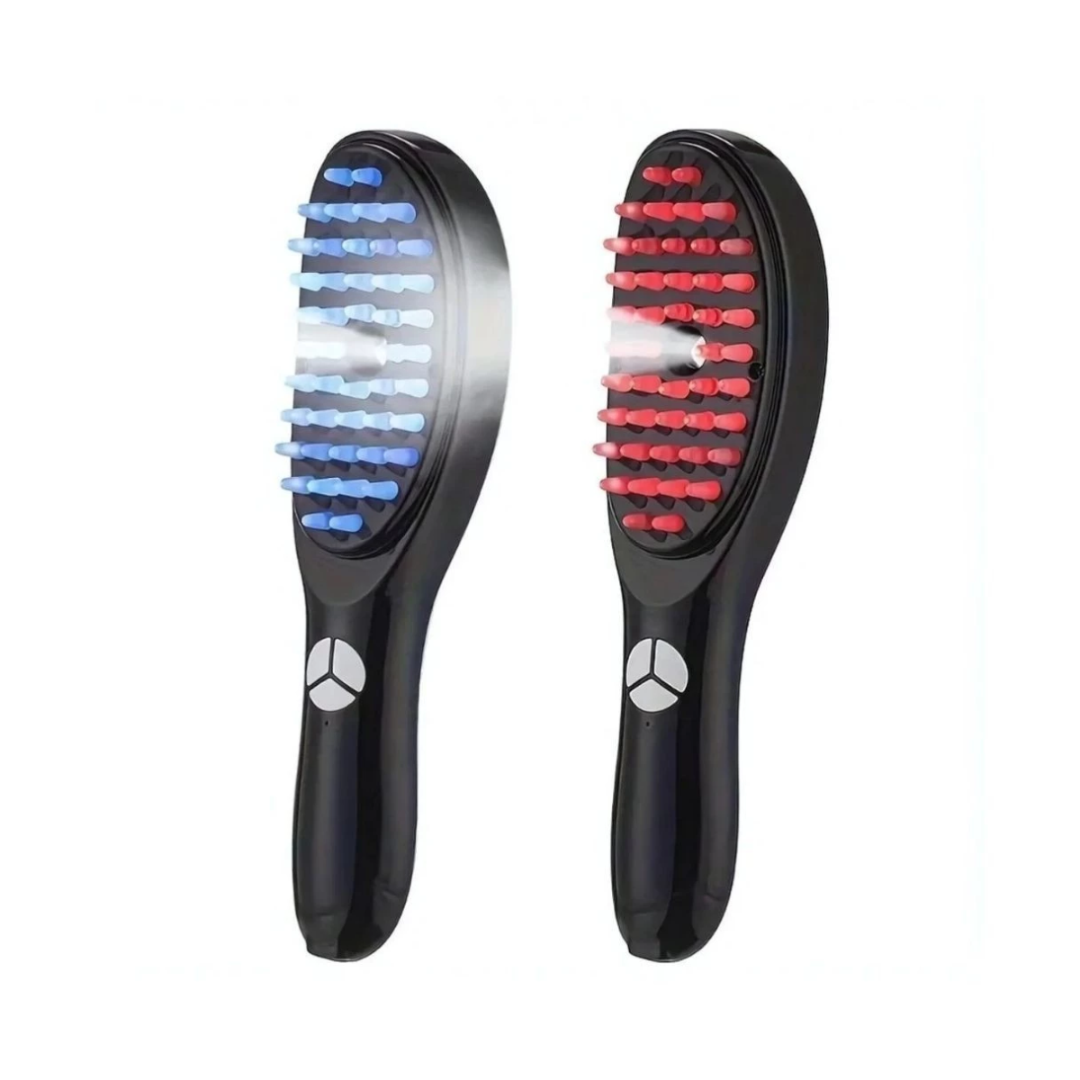 Kit Pente Massageador + Mini Massageador Elétrico Portátil