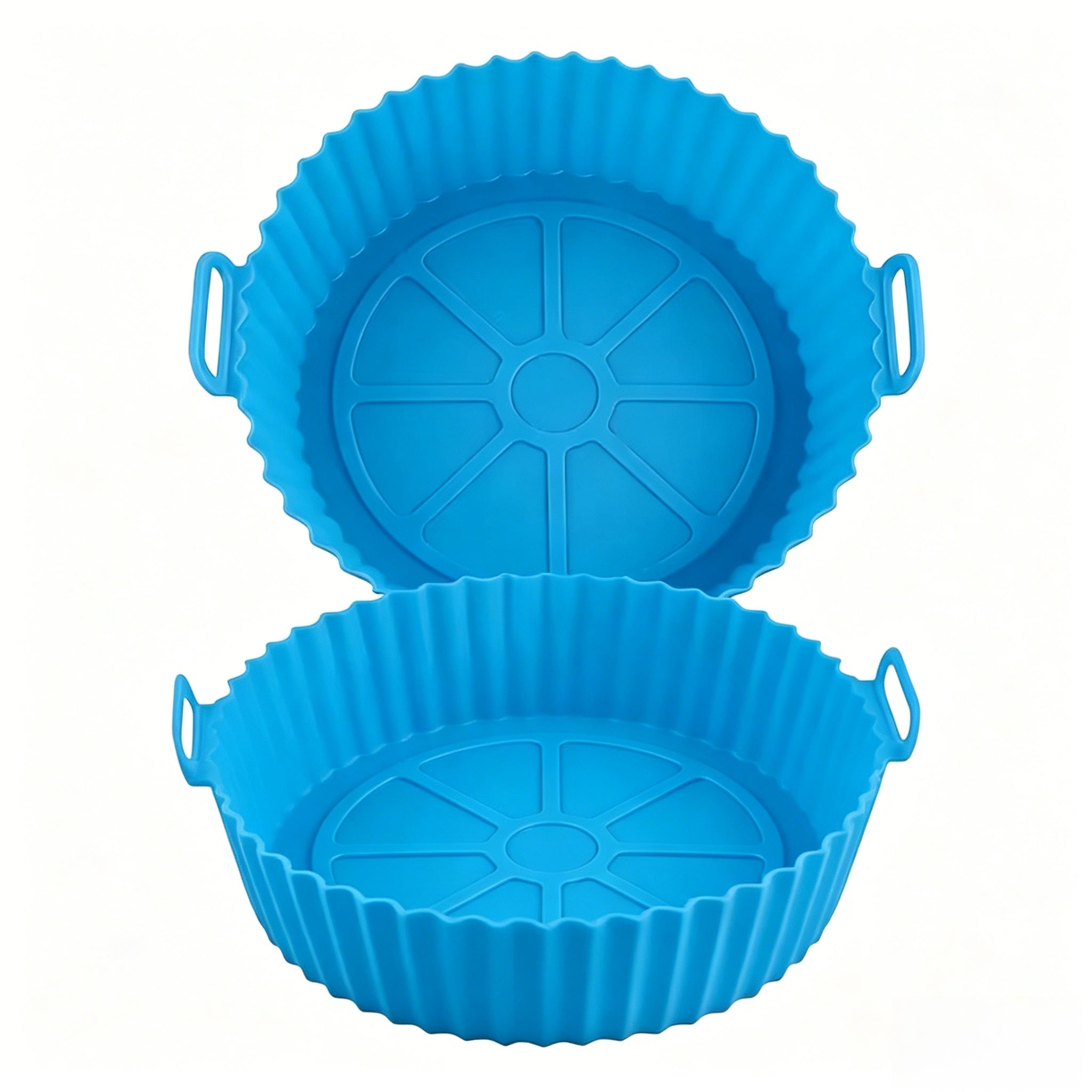 Forma de Silicone Reutilizável para Air Fryer com Alças
