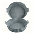 Forma de Silicone Reutilizável para Air Fryer com Alças