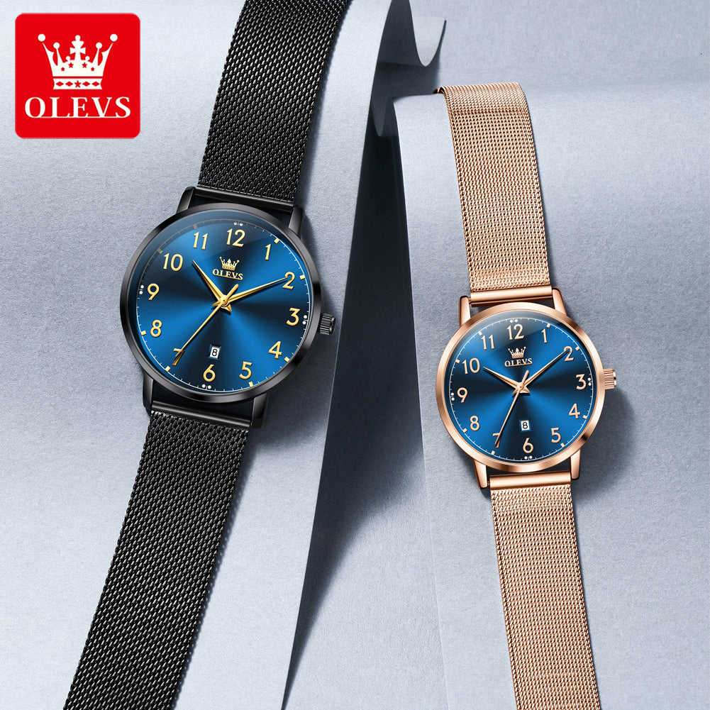 Relógio Feminino OLEVS 5653 Luxury Watch – Elegância para Todas as Ocasiões