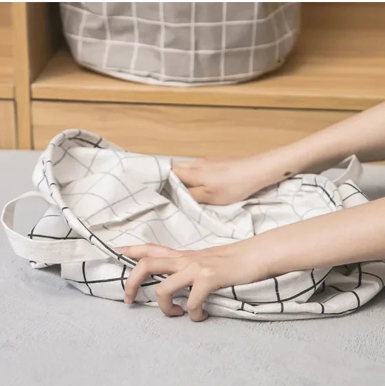 Cesto de Roupa Suja Dobrável – Praticidade e Organização no Seu Dia a Dia