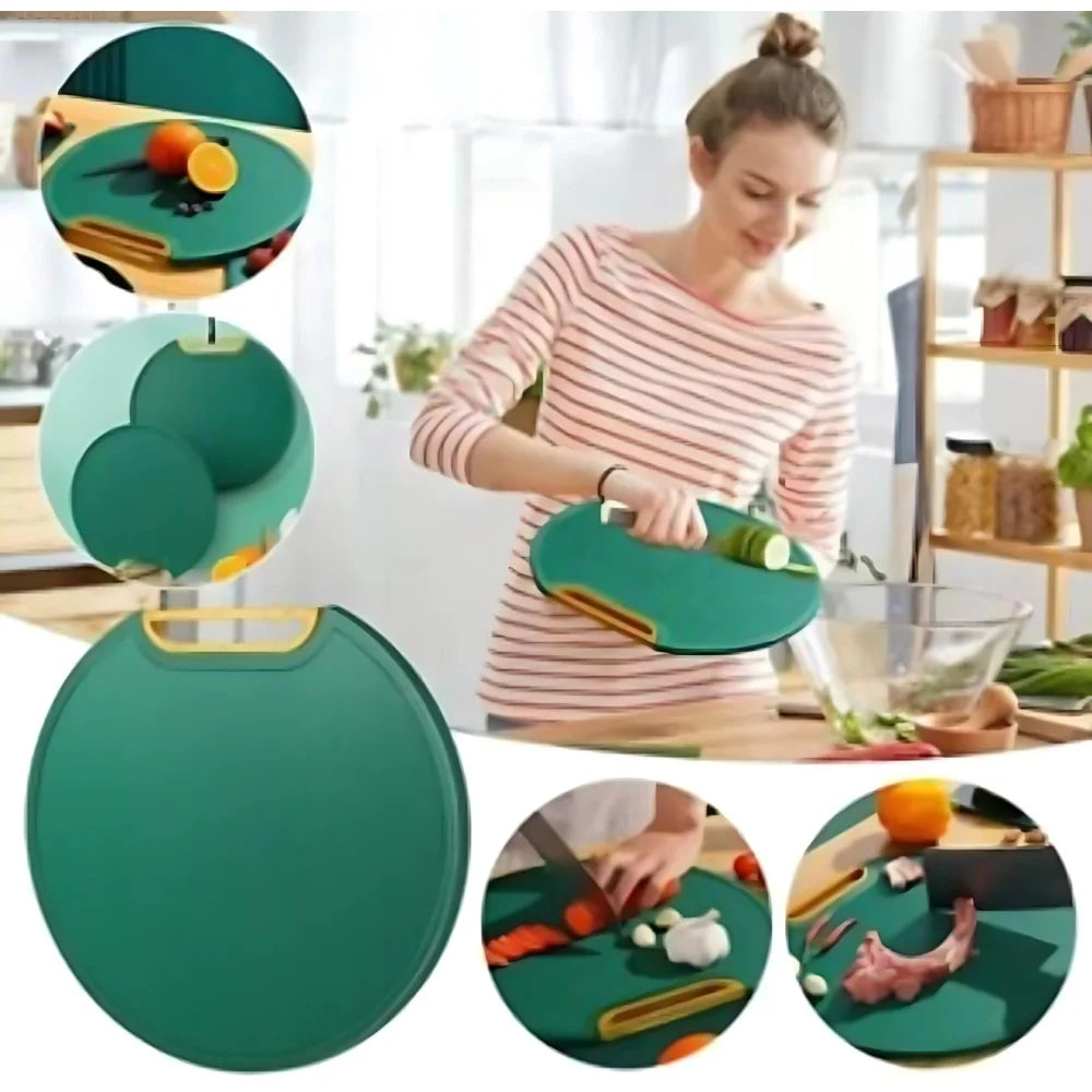 Tábua de Corte de Cozinha Antibacteriana – Antimofo, Resistente e com Alça Prática