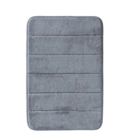 Tapete de Banheiro Premium Antiderrapante em Espuma de Memória – Design em Relevo