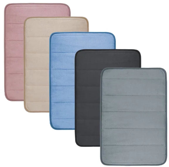 Tapete de Banheiro Premium Antiderrapante em Espuma de Memória – Design em Relevo