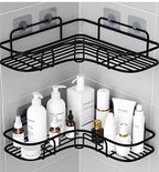 Kit 2 Prateleiras Adesivas – Organizador de Banheiro, Cozinha e Lavanderia para Shampoo e Sabonete