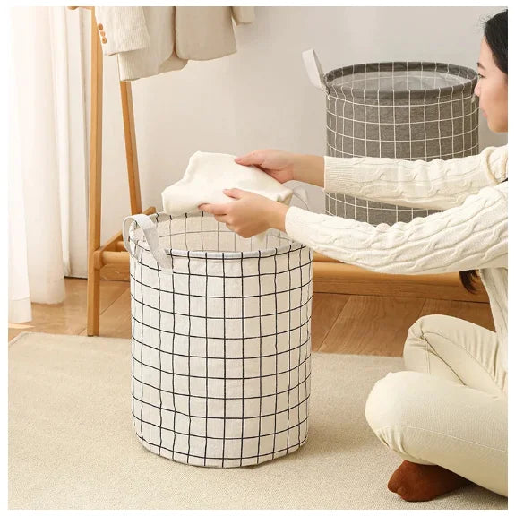 Cesto de Roupa Suja Dobrável – Praticidade e Organização no Seu Dia a Dia