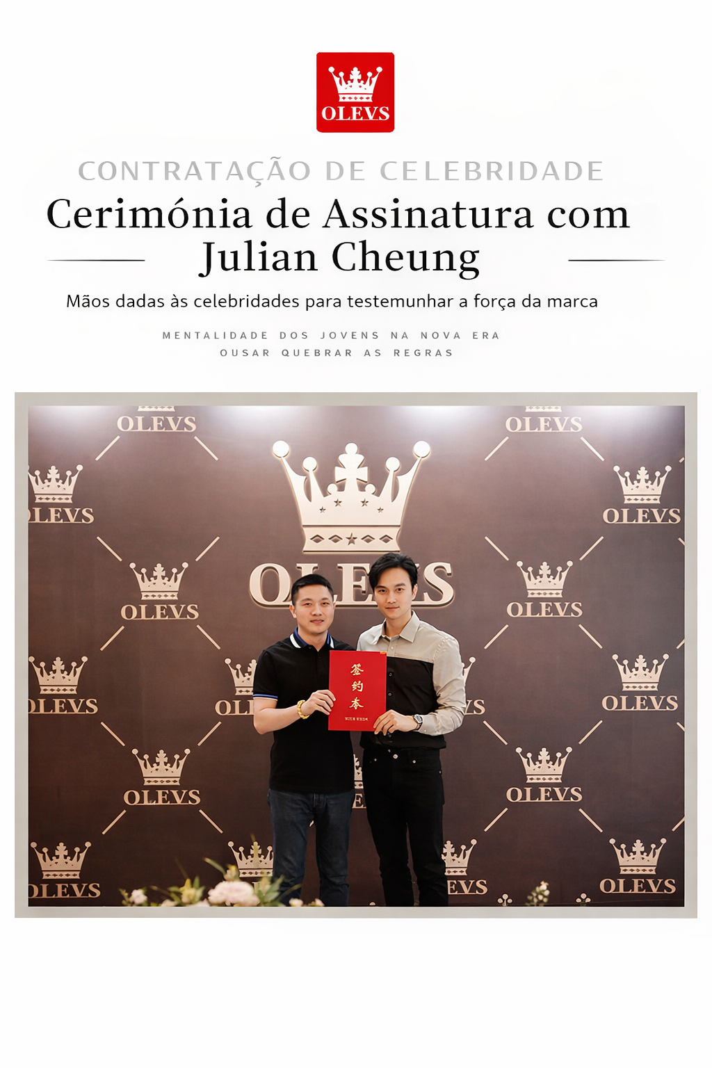 Relógio Feminino OLEVS 5530 Quartz Aço Inoxidável