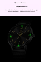 Relógio Feminino OLEVS 5653 Luxury Watch – Elegância para Todas as Ocasiões