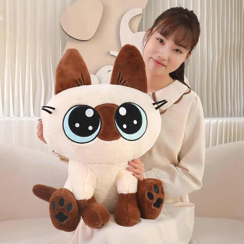 🐱 Pelúcia de Gatinho Super Macio – Boneco Fofo e Aconchegante em Algodão