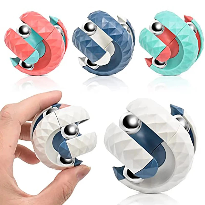 Spinner Orbit Ball – Brinquedo Antiestresse com Trilho Infinito para Ansiedade e Concentração