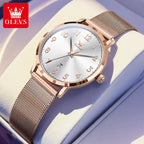 Relógio Feminino OLEVS 5653 Luxury Watch – Elegância para Todas as Ocasiões