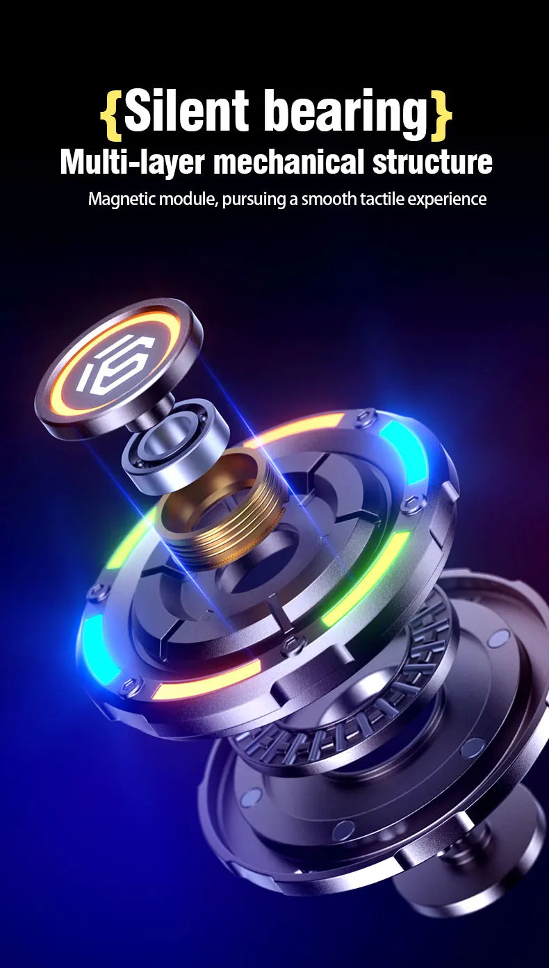 Spinner Magnético EDC Premium – Movimento Suave para Reduzir Ansiedade e Melhorar o Foco