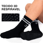 Meia Esportiva Feminina Cano Alto – Conforto, Respirabilidade e Desempenho