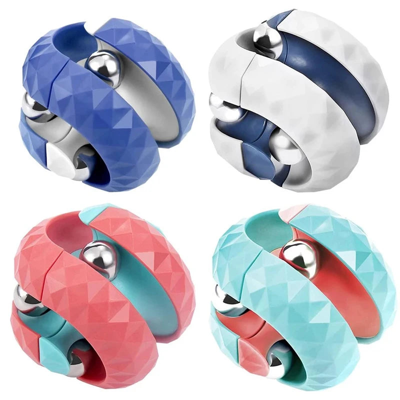 Spinner Orbit Ball – Brinquedo Antiestresse com Trilho Infinito para Ansiedade e Concentração