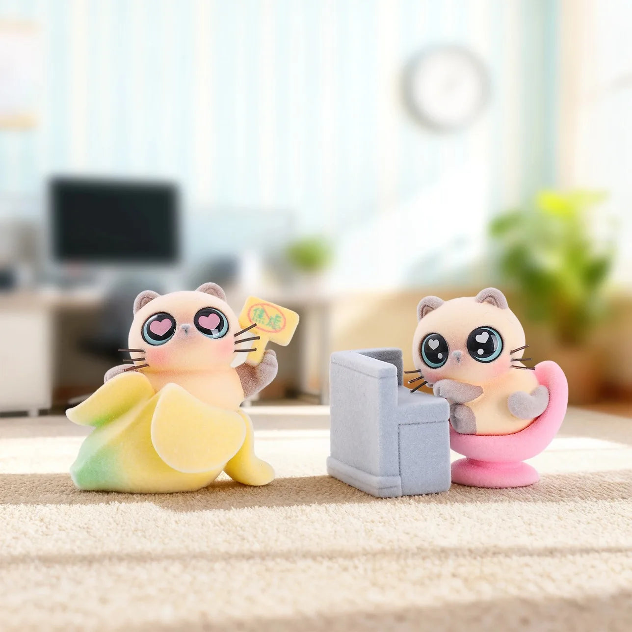 🐱 Blind Box Gatinhos Colecionáveis em Resina – Série Surpresa “Vida dos Gatos” (Edição Limitada)