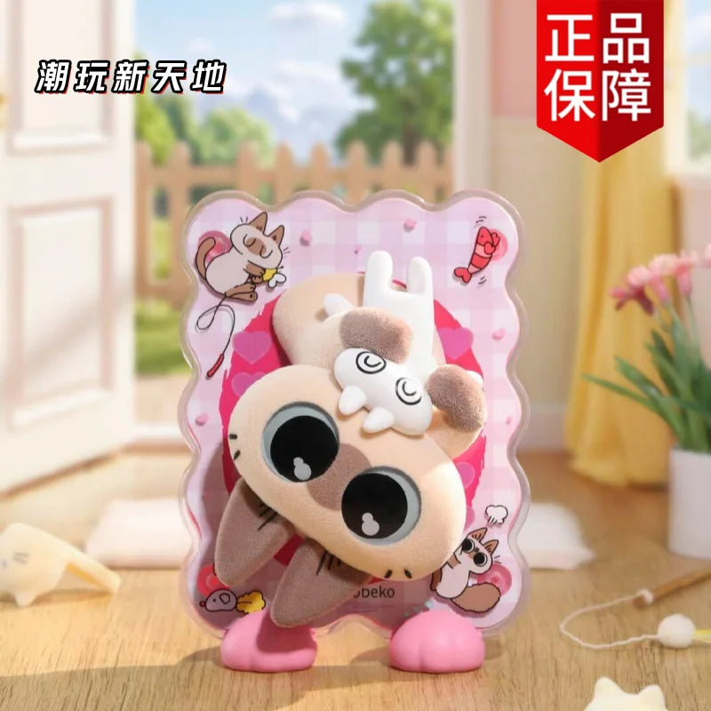 🐱 Azuki Siamese Cat Blind Box – Série Healing Moments | Ímã de Geladeira & Mini Figure Decorativa