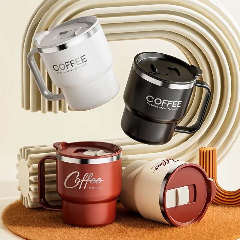 Caneca 400ml — Dupla Parede, Sem Vazamento, Perfeita Para Qualquer Rotina