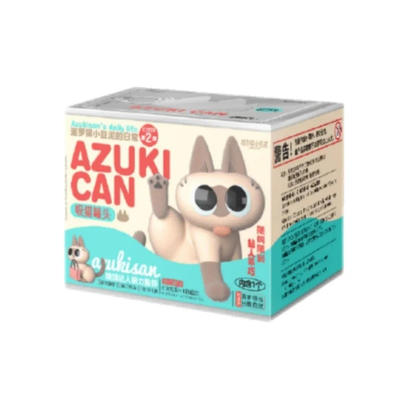 🎁 Blind Box Azuki Can Gatinho Siamês – Série Daily Life V2/V3 | Mini Figure Decorativa