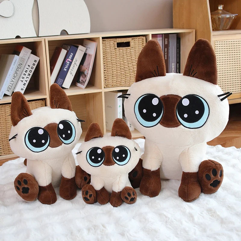 🐱 Pelúcia de Gatinho Super Macio – Boneco Fofo e Aconchegante em Algodão