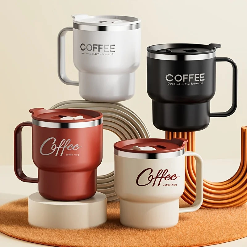 Caneca 400ml — Dupla Parede, Sem Vazamento, Perfeita Para Qualquer Rotina