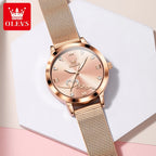 Relógio Feminino OLEVS 5530 Quartz Aço Inoxidável