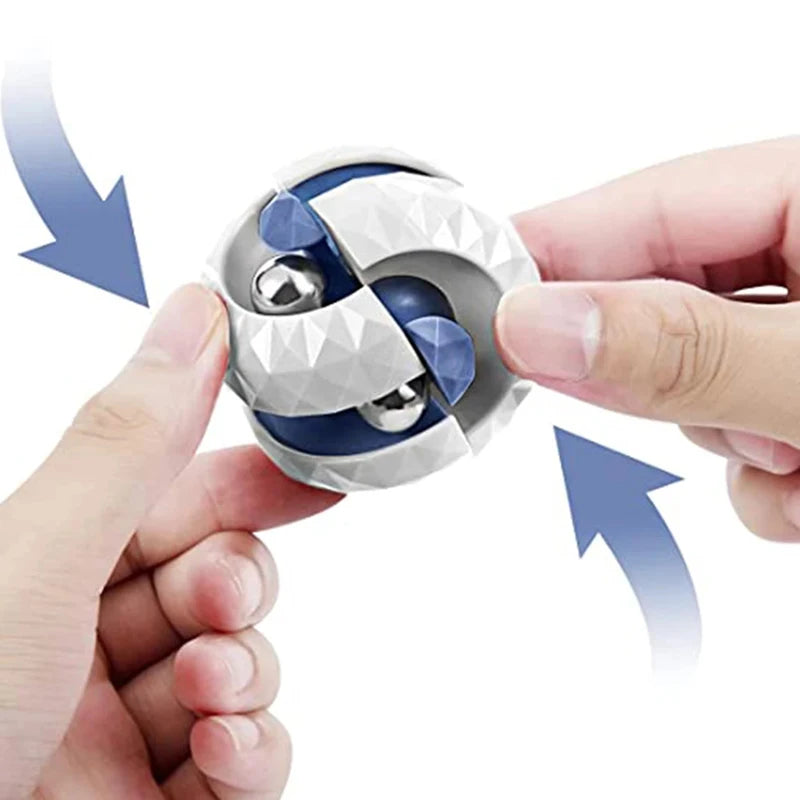 Spinner Orbit Ball – Brinquedo Antiestresse com Trilho Infinito para Ansiedade e Concentração