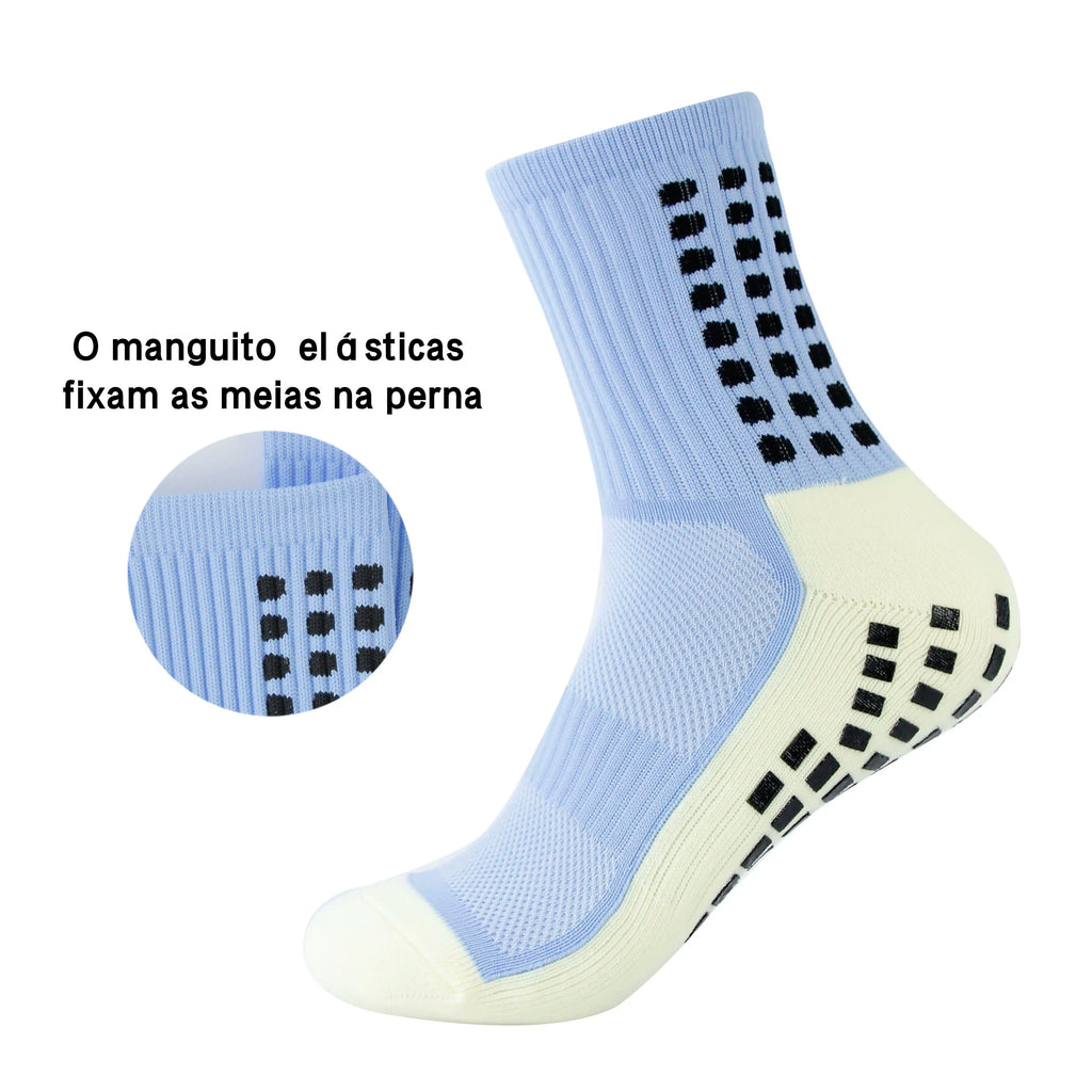 🧦 Meia Masculina Cano Alto Premium – Conforto, Respirabilidade e Estilo para o Dia a Dia