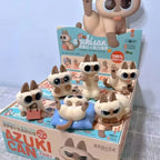 Blind Box Azuki Can Gatinho Siamês – Série Daily Life V2/V3 | Mini Figure Decorativa