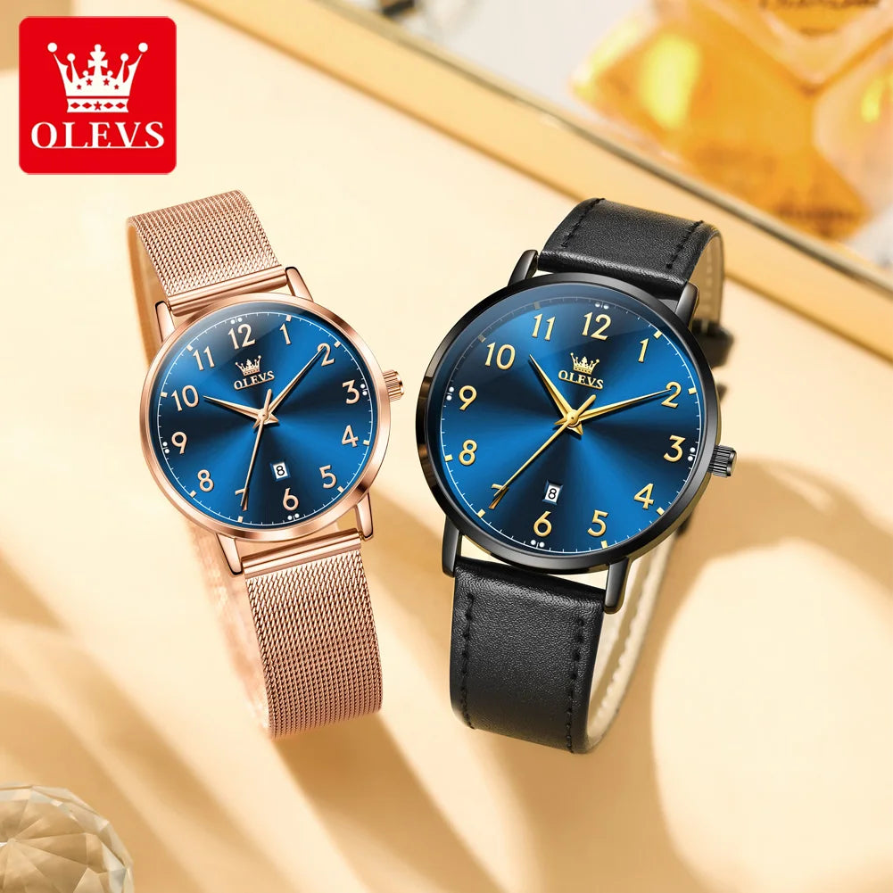 Relógio Feminino OLEVS 5653 Luxury Watch – Elegância para Todas as Ocasiões