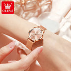 Relógio Feminino OLEVS 5530 Quartz Aço Inoxidável