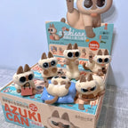Blind Box Azuki Can Gatinho Siamês – Série Daily Life V2/V3 | Mini Figure Decorativa