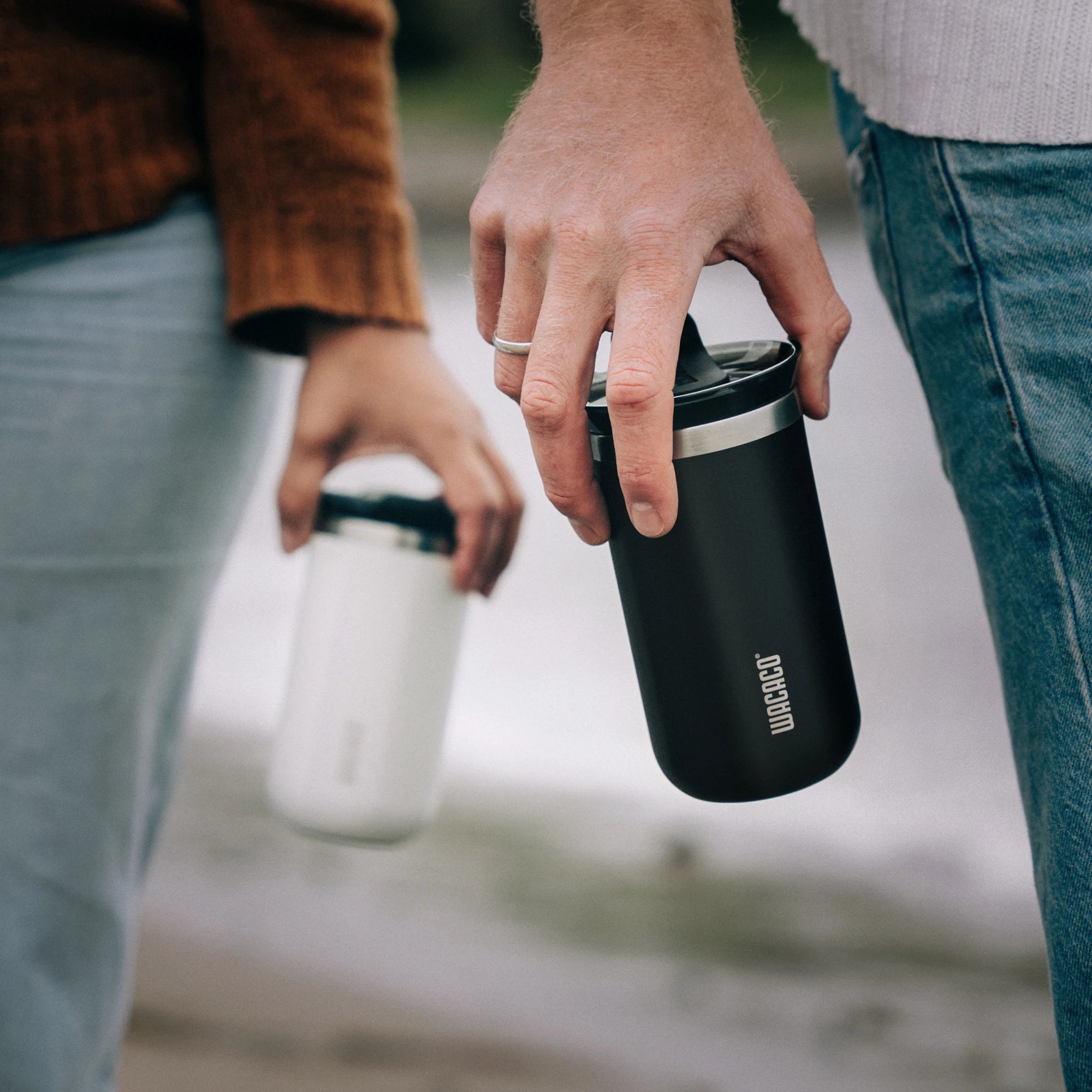 Copo Térmico WACACO Octaroma Inox a Vácuo – Anti Vazamento, Travel Mug Premiu