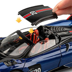 Miniatura Pagani Huayra BC 1:18 em Metal – Carro Esportivo Diecast com Som e Luz, Supercarro de Luxo Colecionável
