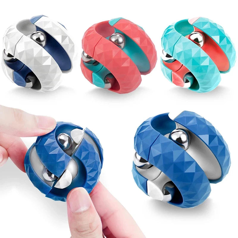 Spinner Orbit Ball – Brinquedo Antiestresse com Trilho Infinito para Ansiedade e Concentração