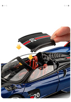 Miniatura Pagani Huayra BC 1:18 em Metal – Carro Esportivo Diecast com Som e Luz, Supercarro de Luxo Colecionável
