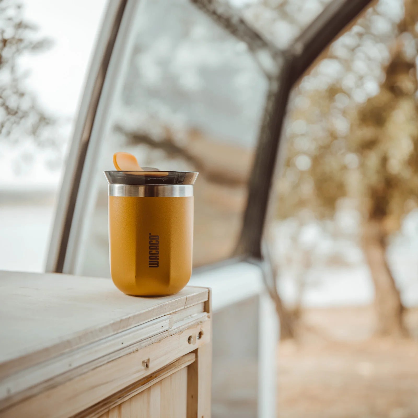 Copo Térmico WACACO Octaroma Inox a Vácuo – Anti Vazamento, Travel Mug Premiu