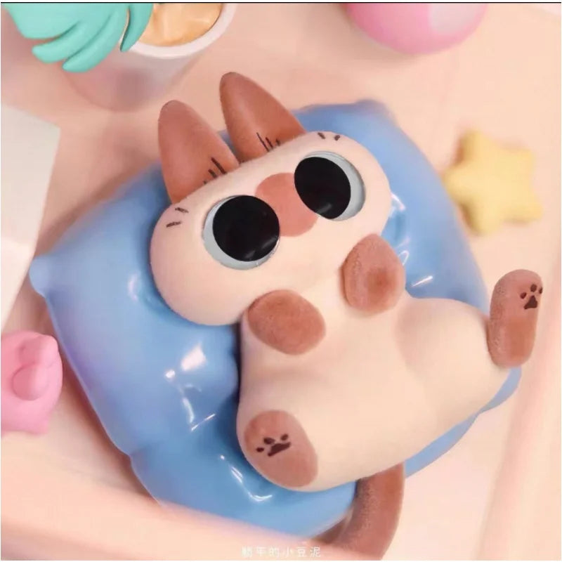 🎁 Blind Box Azuki Can Gatinho Siamês – Série Daily Life V2/V3 | Mini Figure Decorativa