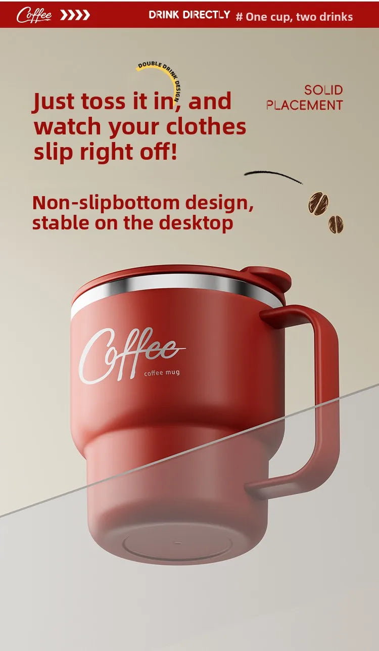 Caneca 400ml — Dupla Parede, Sem Vazamento, Perfeita Para Qualquer Rotina