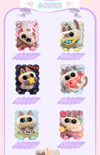 Azuki Siamese Cat Blind Box – Série Healing Moments | Ímã de Geladeira e Mini Figure Decorativa