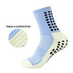 Meia Masculina Cano Alto Premium – Conforto, Respirabilidade e Estilo para o Dia a Dia