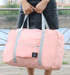 Bolsa de Viagem Dobrável – Leve, Grande Capacidade, Ideal para Avião, Academia e Fim de Semana
