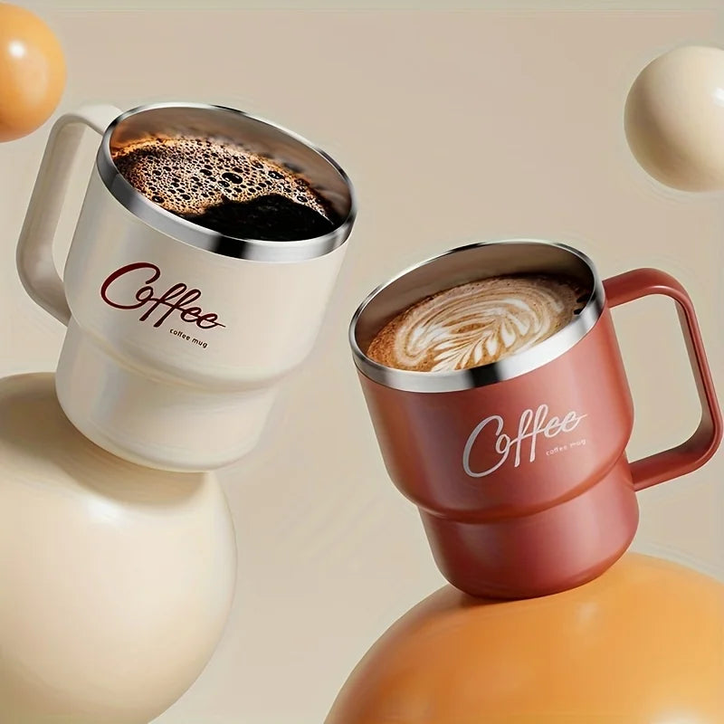 Caneca 400ml — Dupla Parede, Sem Vazamento, Perfeita Para Qualquer Rotina