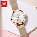 Relógio Feminino OLEVS 5530 Quartz Aço Inoxidável