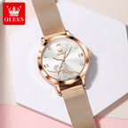 Relógio Feminino OLEVS 5530 Quartz Aço Inoxidável