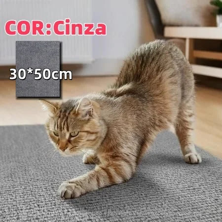 Protetor Anti Arranhões para Gatos – Adesivo para Sofá, Cama e Móveis em Carpete Resistente