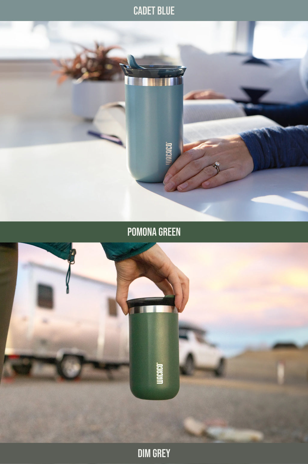 Copo Térmico WACACO Octaroma Inox a Vácuo – Anti Vazamento, Travel Mug Premiu