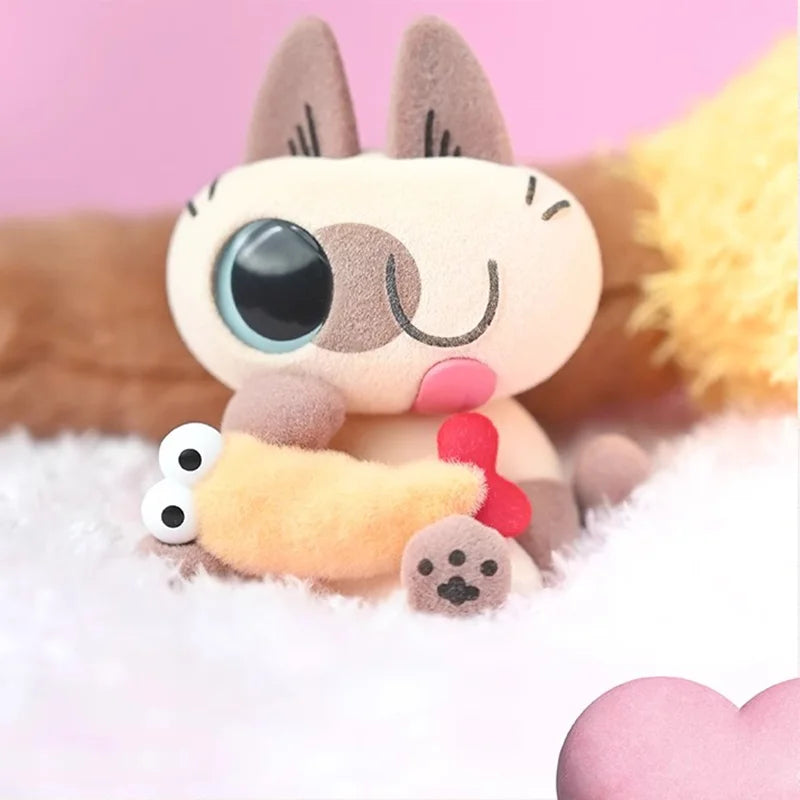 🎁 Blind Box Azuki Can Gatinho Siamês – Série Daily Life V2/V3 | Mini Figure Decorativa
